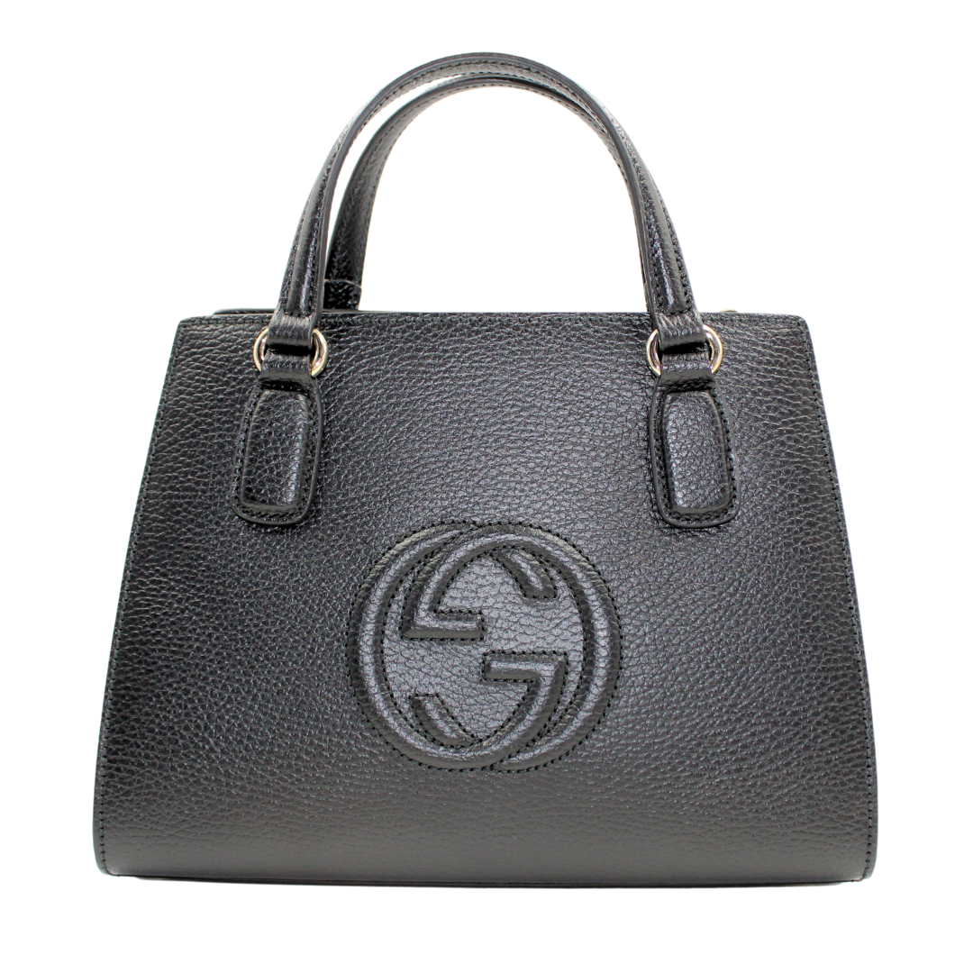 Gucci Small Soho Leather Tote Bag