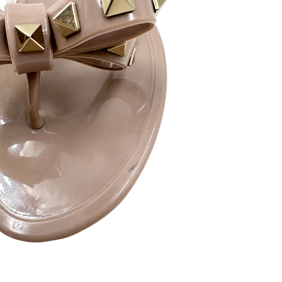 Valentino Garavani 8 39 Light Brown Rubber Jely