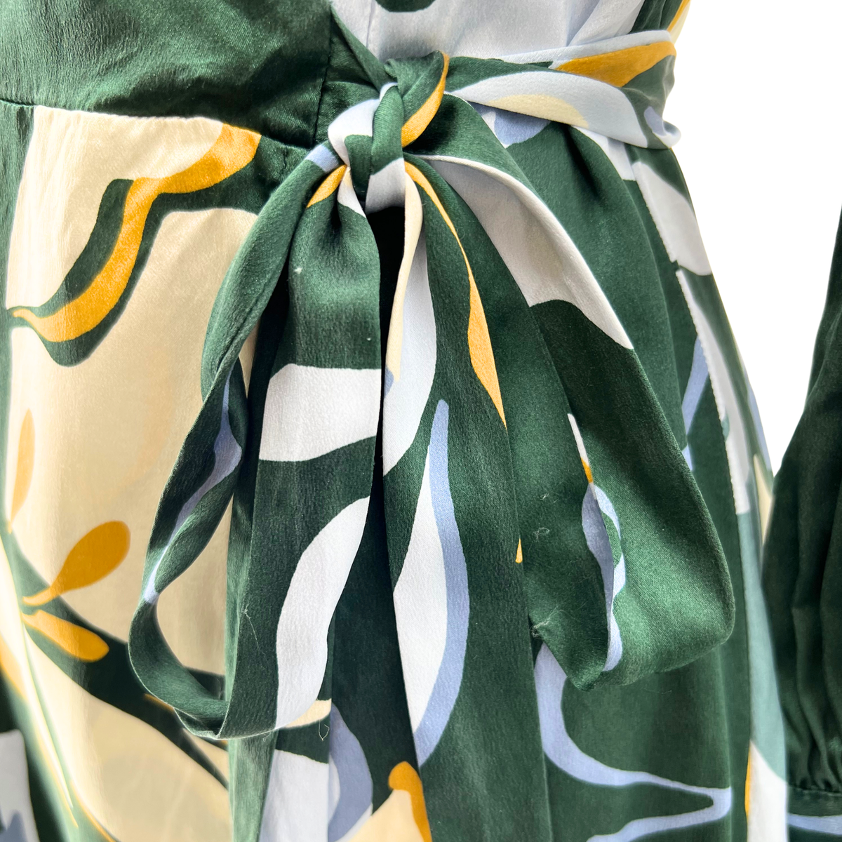 Reformation Green Dress