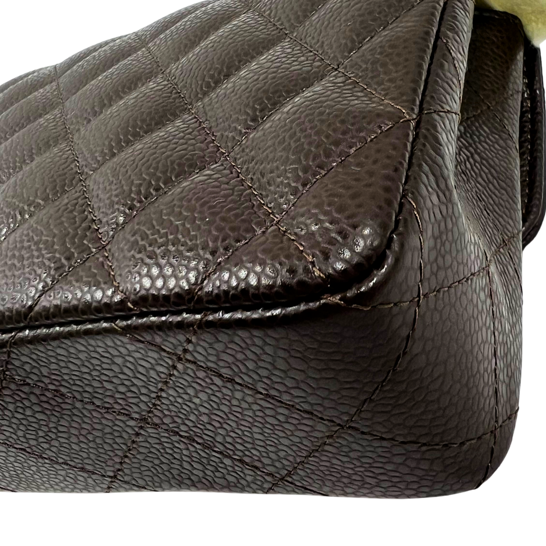 Chanel East West Single Flap Shoulder bag