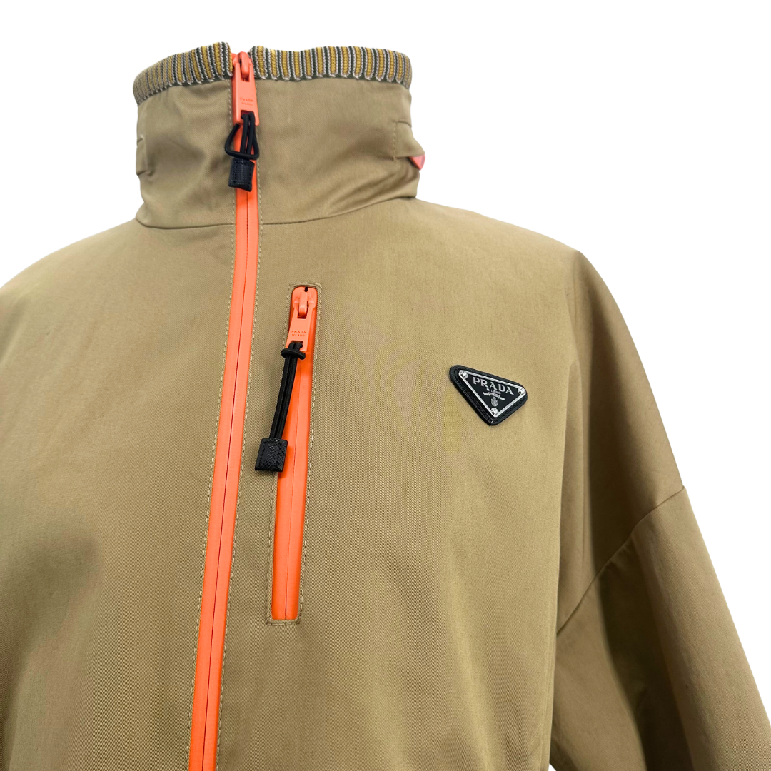 Prada Size 40 Khaki Jacket