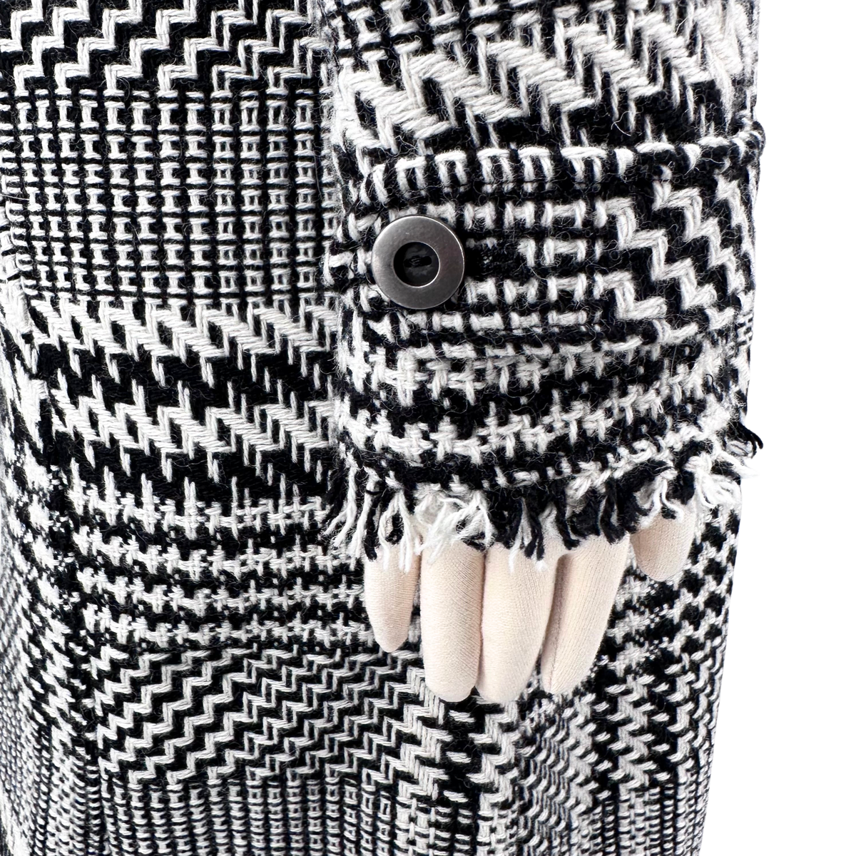 Free People Black/white Coat