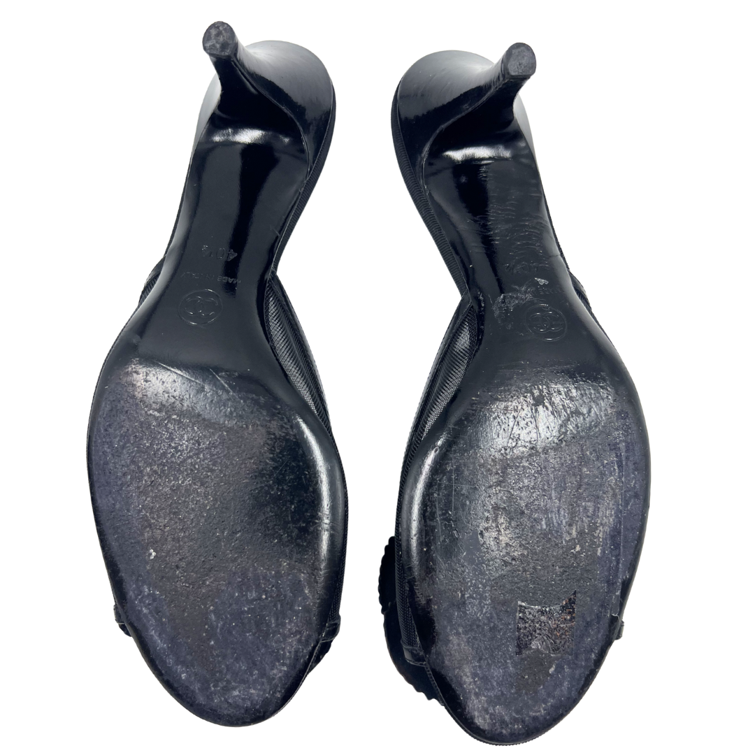 Chanel 40.5 Black Kitten Heels