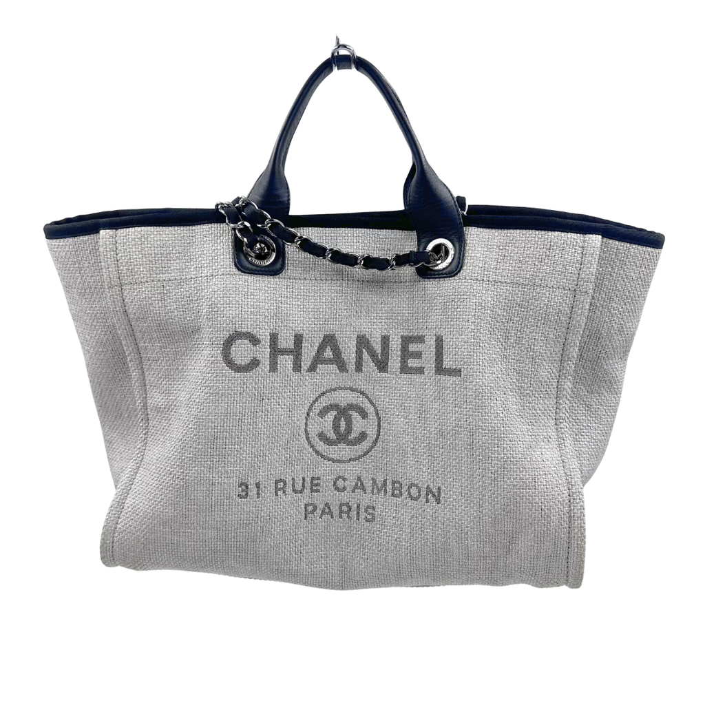 Chanel Large Deauville Shopping Tote – Chic Consignment LLC
