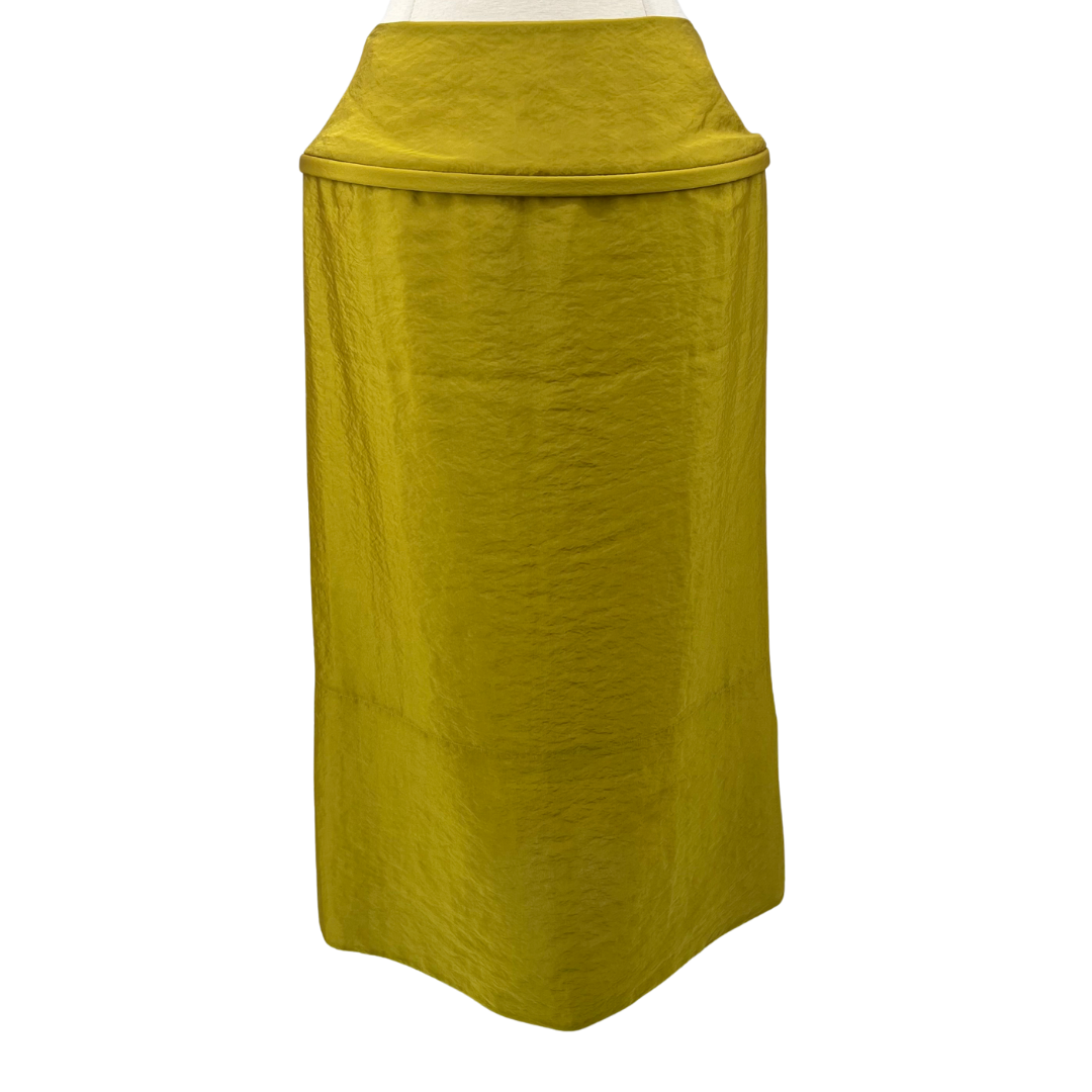 Tibi Chartreuse Skirt