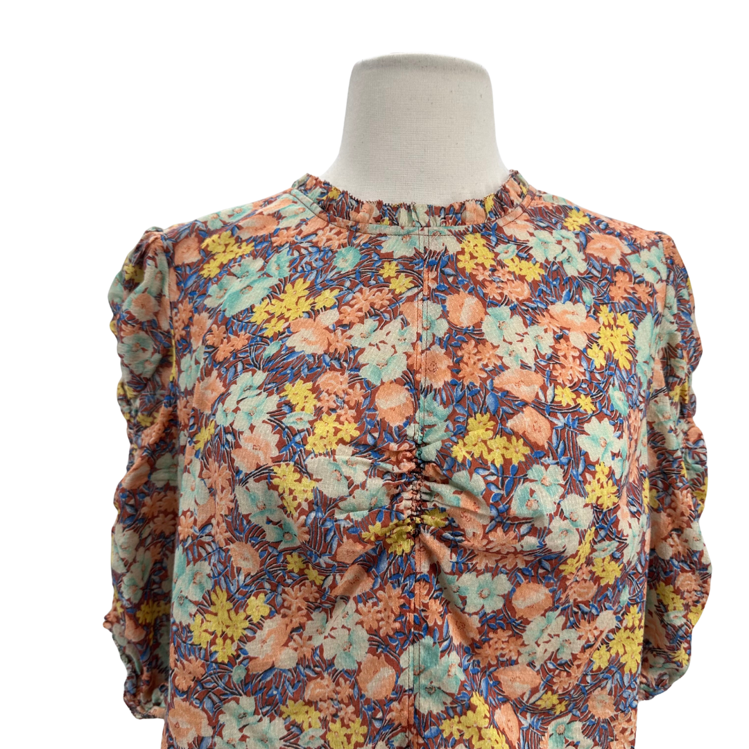 Veronica Beard Orange/Multi Blouse