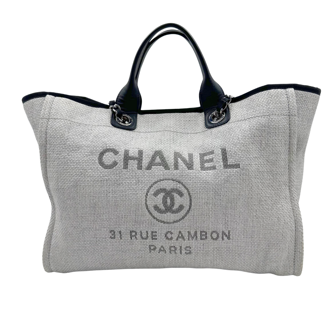 Chanel Large Deauville Shopping Tote