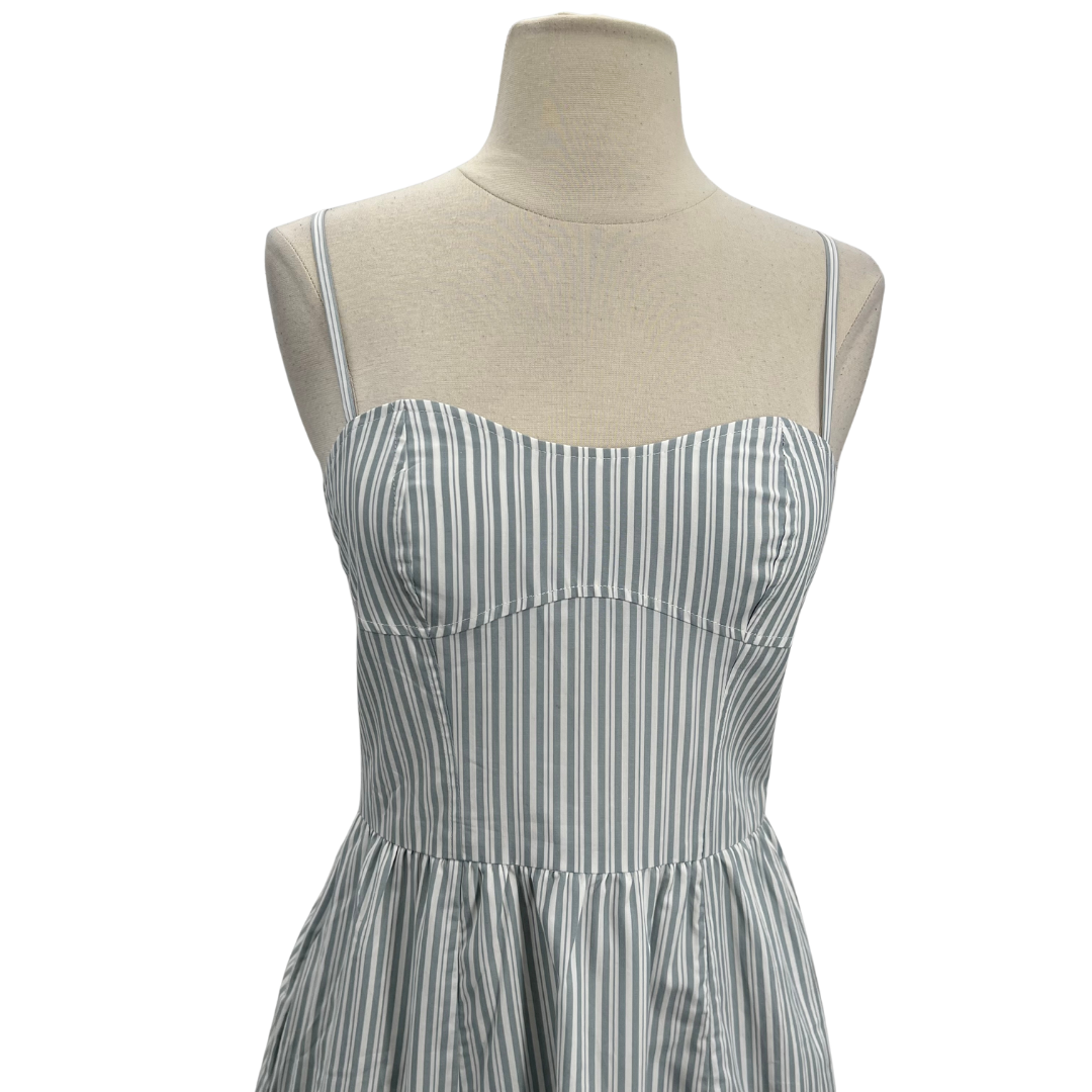 Paige Grey Stripe Dress