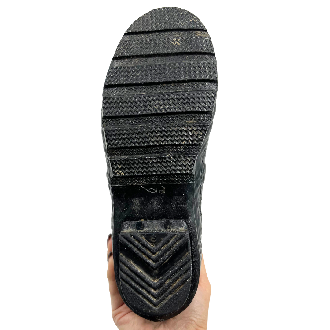 Hunter & Jimmy Choo 8 Black Rain Boots