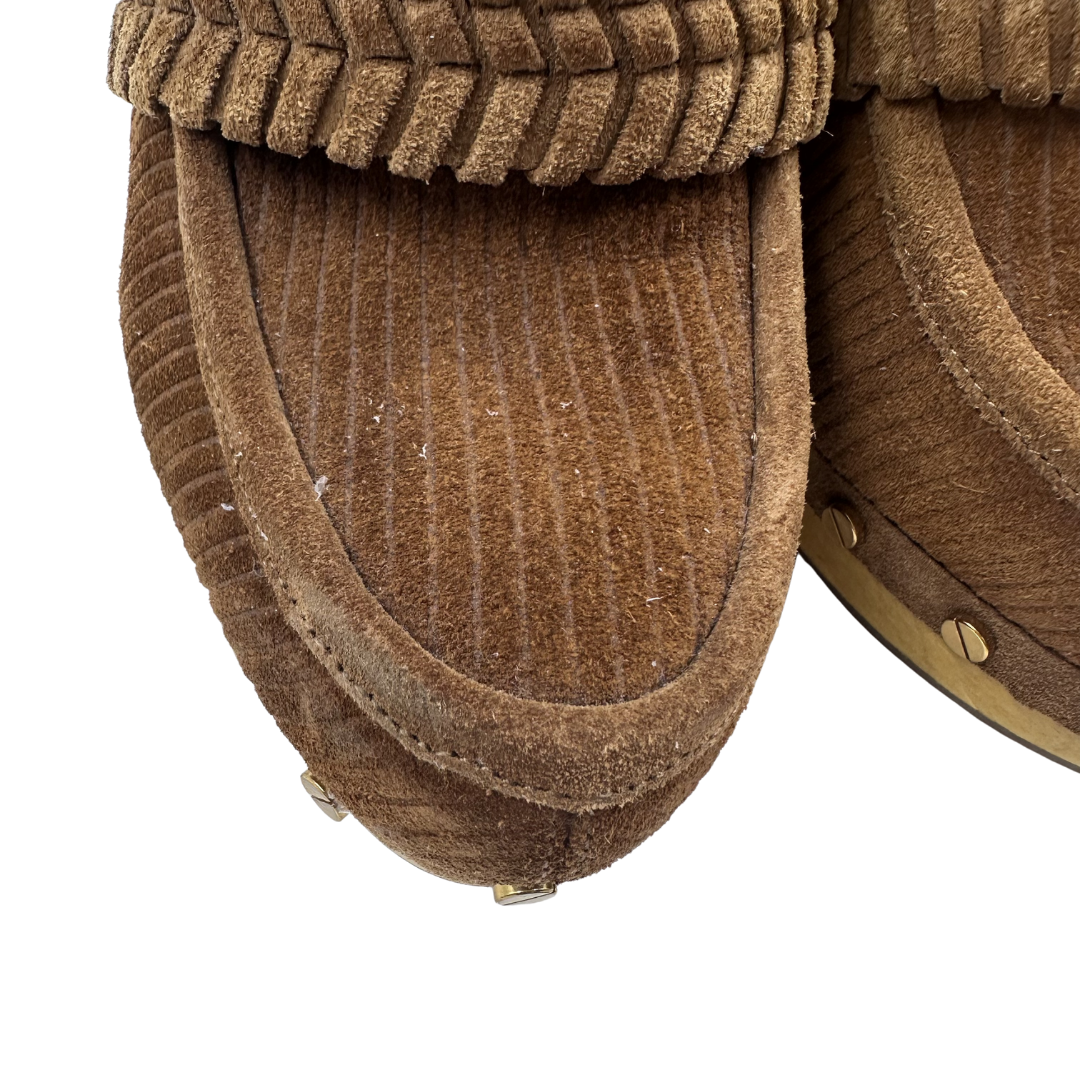 Veronica Beard 6.5 Brown Delia Clogs