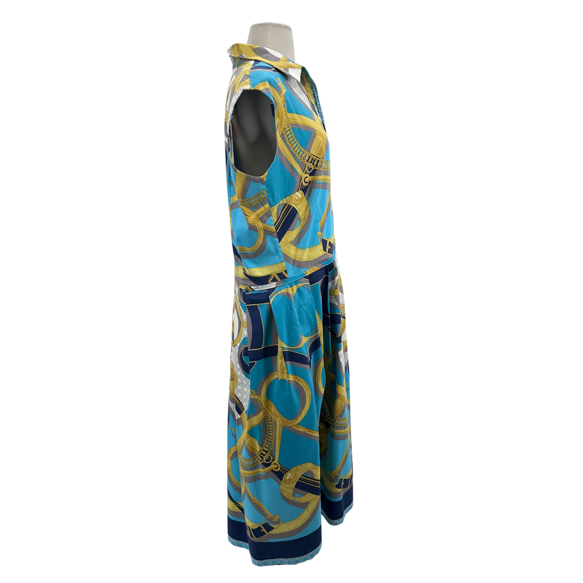 Samantha Sung Blue/Gold Dress