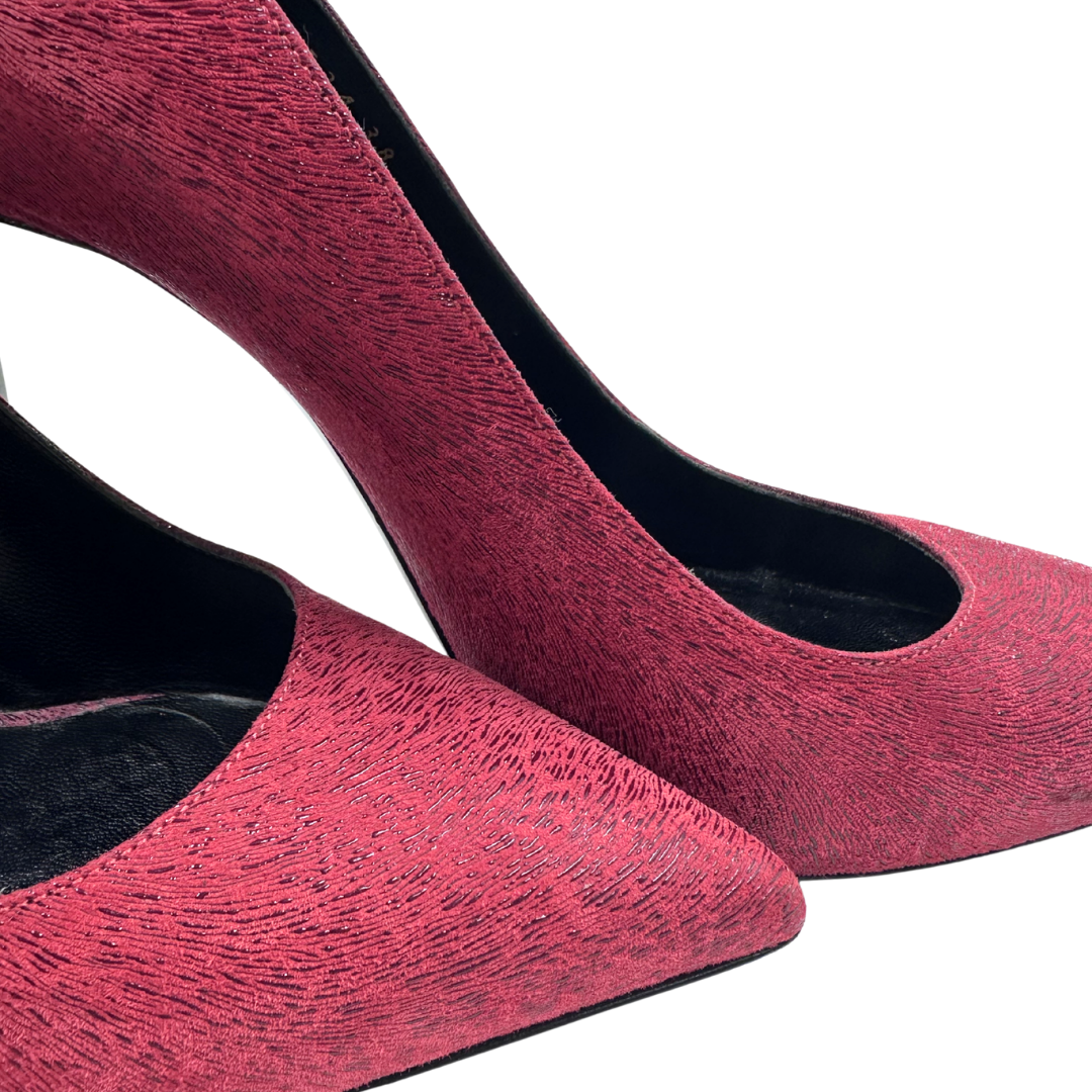 Saint Laurent Skinny 105 38 Red Pumps