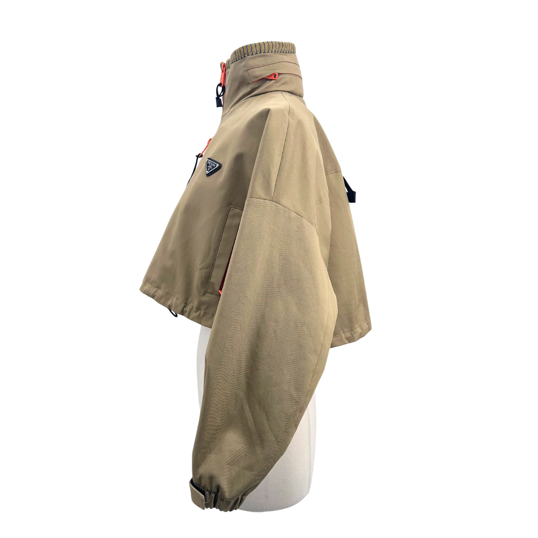 Prada Size 40 Khaki Jacket