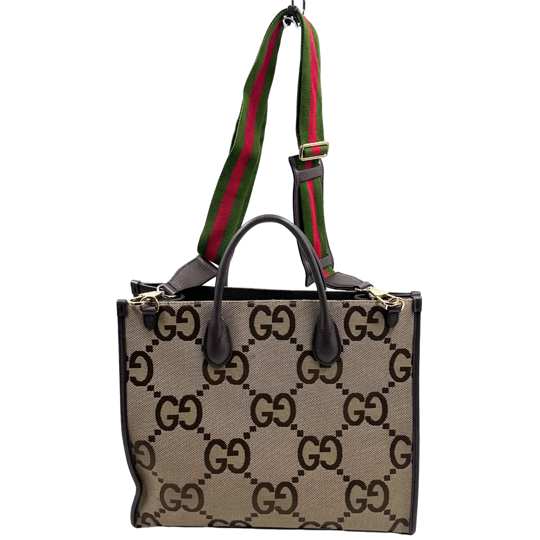 Gucci Jumbo GG Web Tote