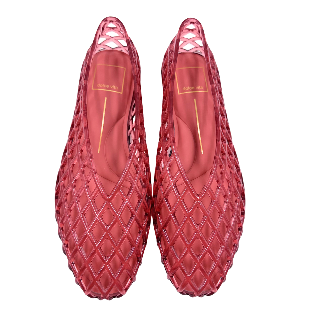 Dolce Vita 7 Red Jelly Flats