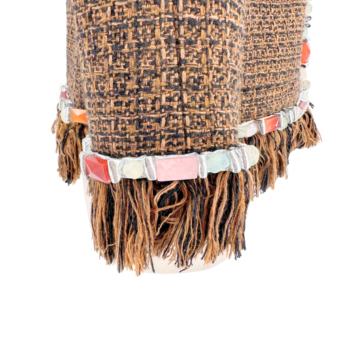 Chanel Size 6 38 Brown Multi Jacket