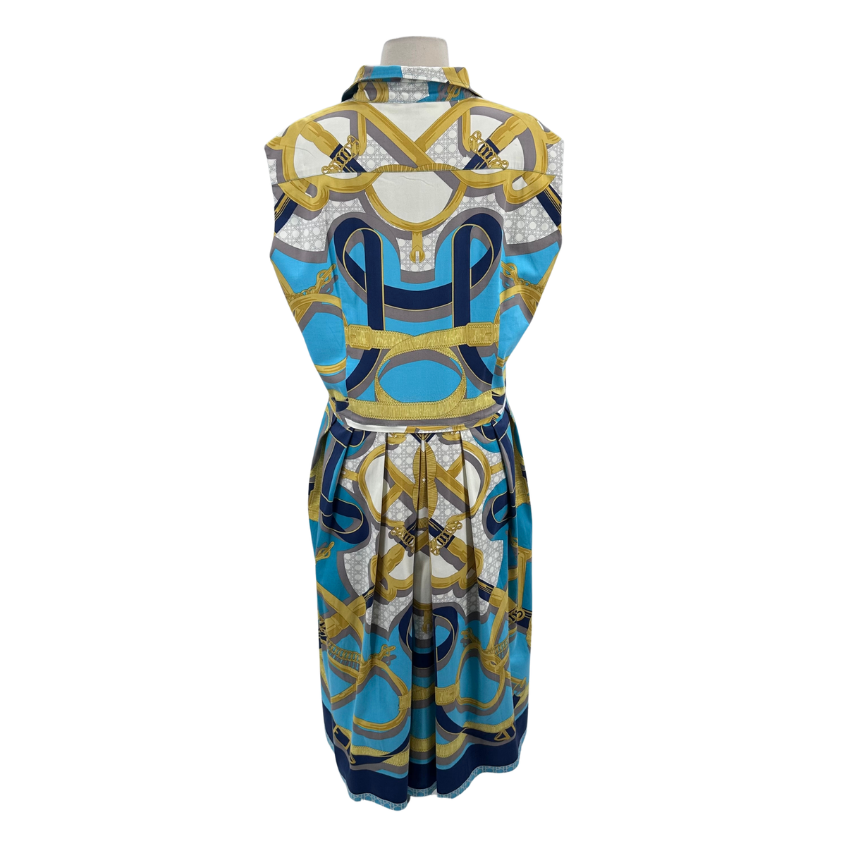 Samantha Sung Blue/Gold Dress