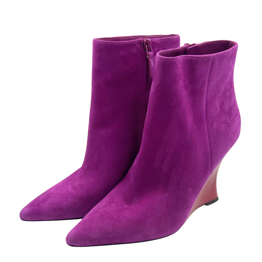 Tory Burch 10 Fuchsia Booties