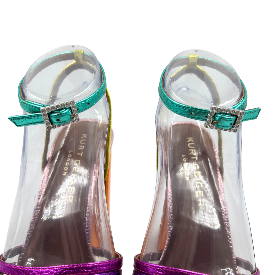 Kurt Geiger 7.5 Multi-Color Leather Heels