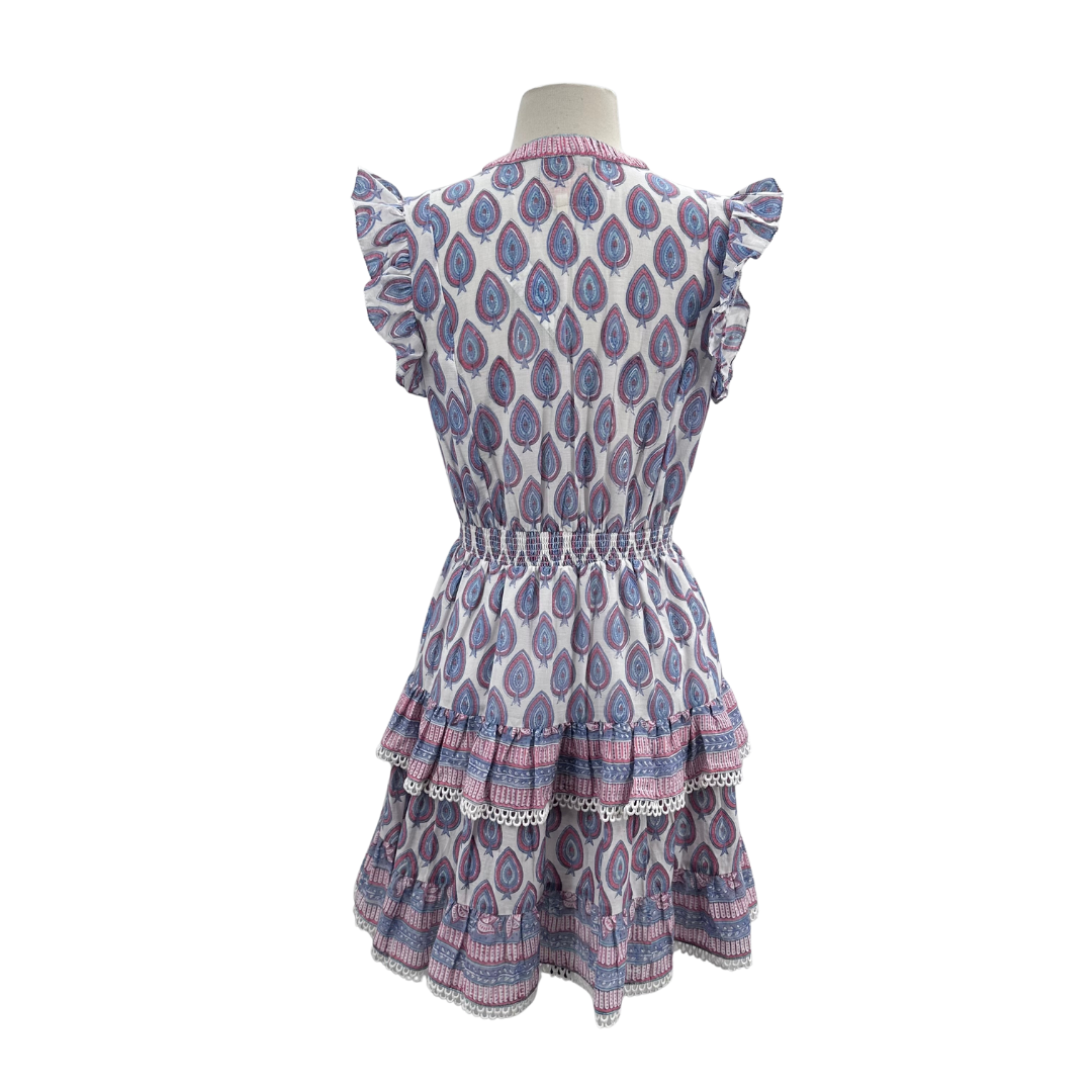 bell by alicia bell White/Blue/Red Dress