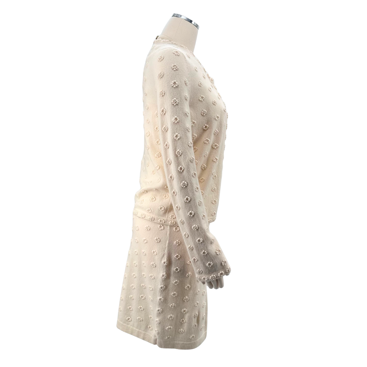 Chanel Cream 2 PC Short Set