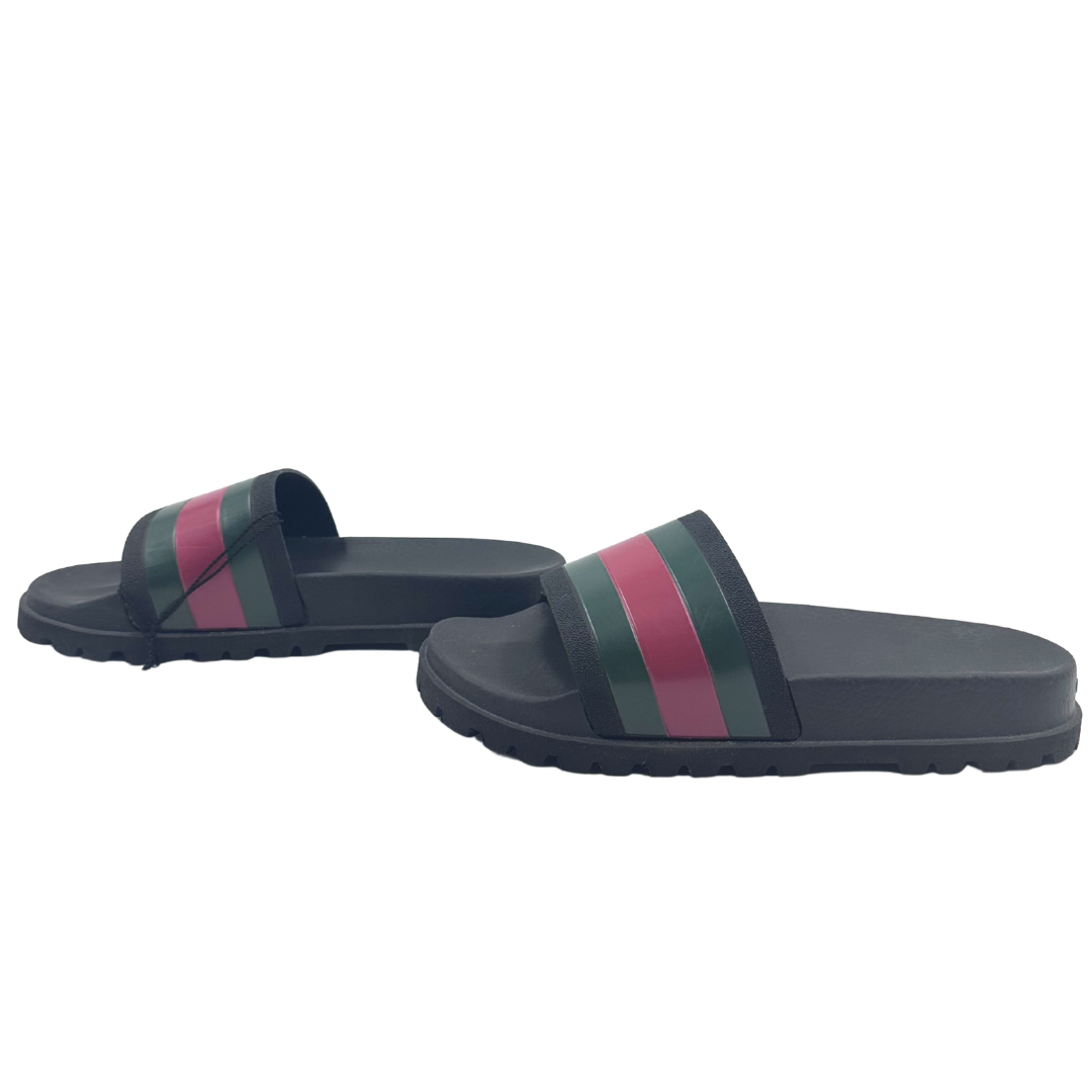 Gucci 9 Black Slides