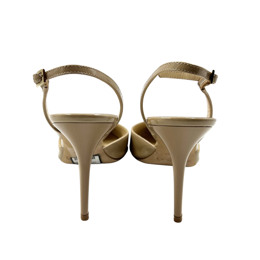 Jimmy Choo 37 Nude Tilly Heels