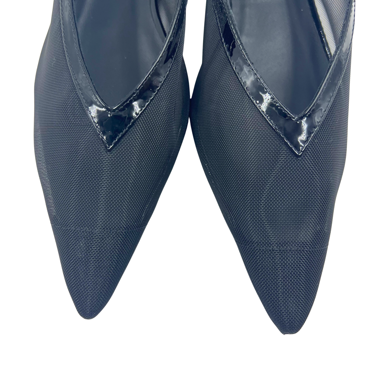 Anine Bing 7 37 Black Mesh Flats