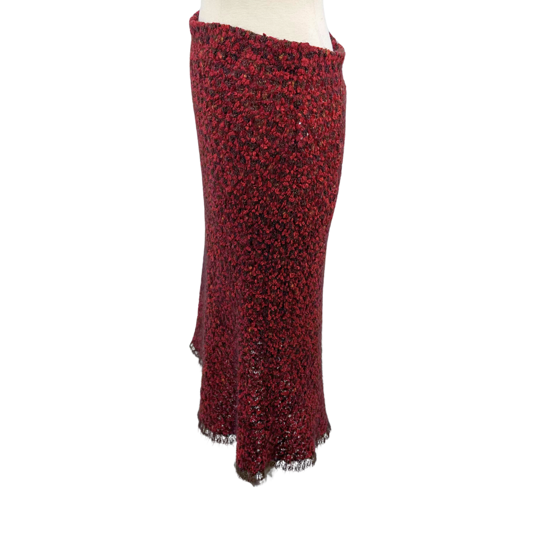 Chanel Orange Multi Skirt