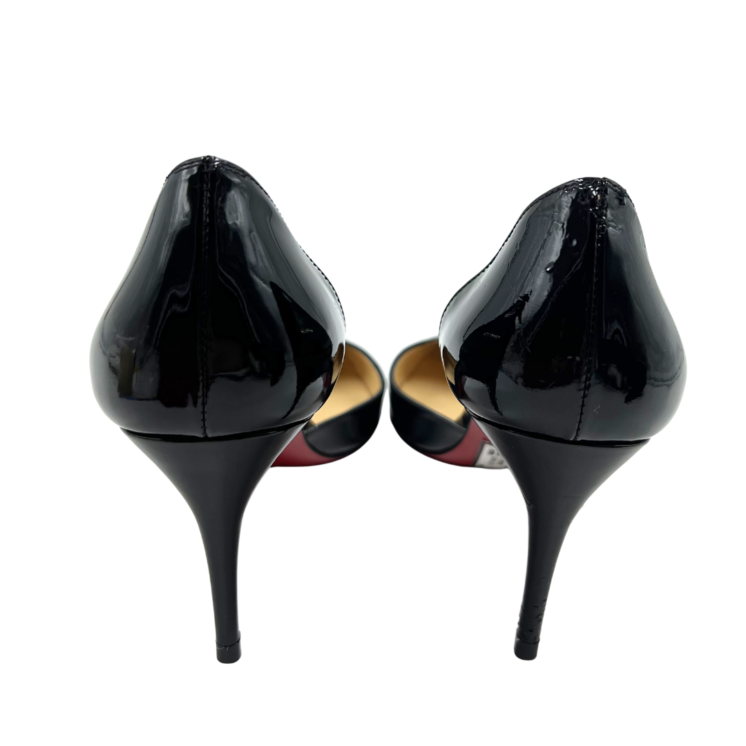 Christian Louboutin 7 38 Black Patent Leather D'Orsay
