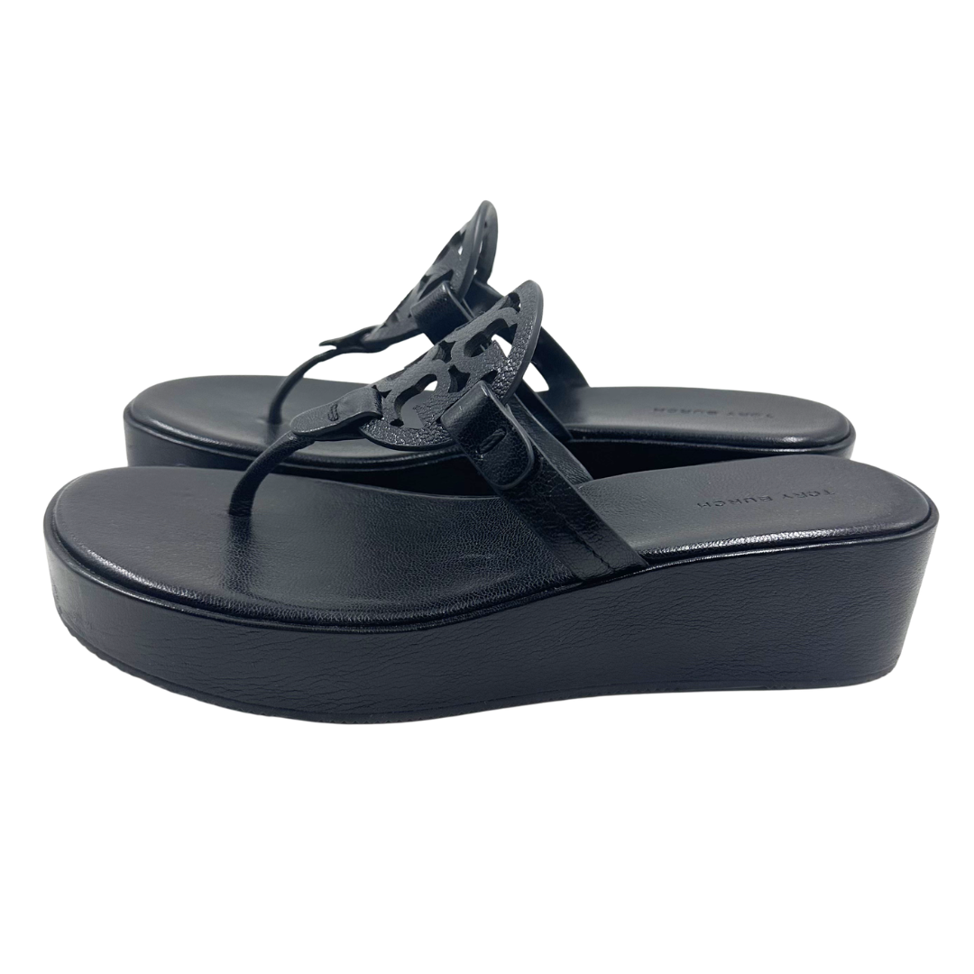 Tory Burch 8 Black Sandals