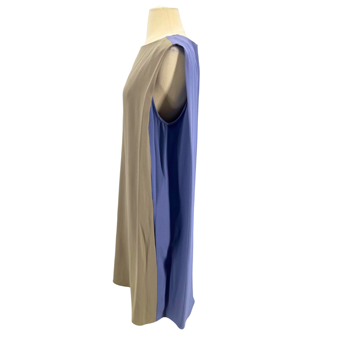 Emporio Armani Grey/Blue Dress Chic Consignment LLC Emporio Armani Grey/Blue Dress Chic Consignment LLC