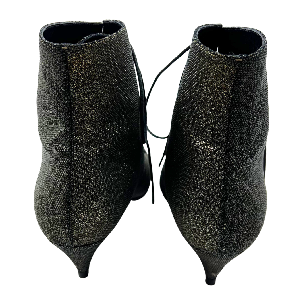 Saint Laurent 7.5 38 Metallic Booties