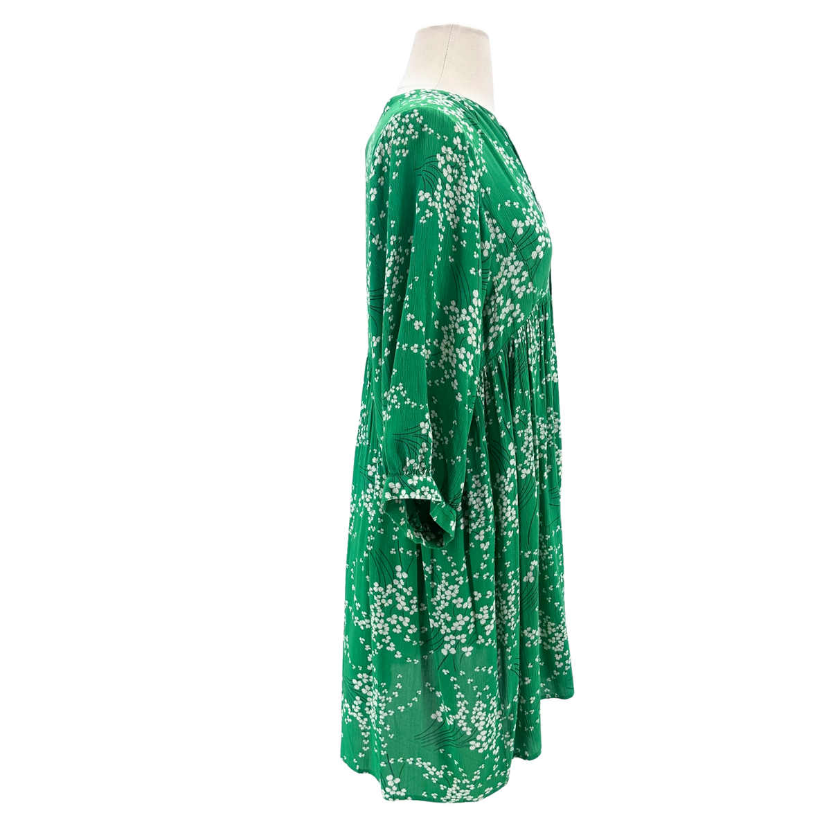 ba&sh Green Floral Dress