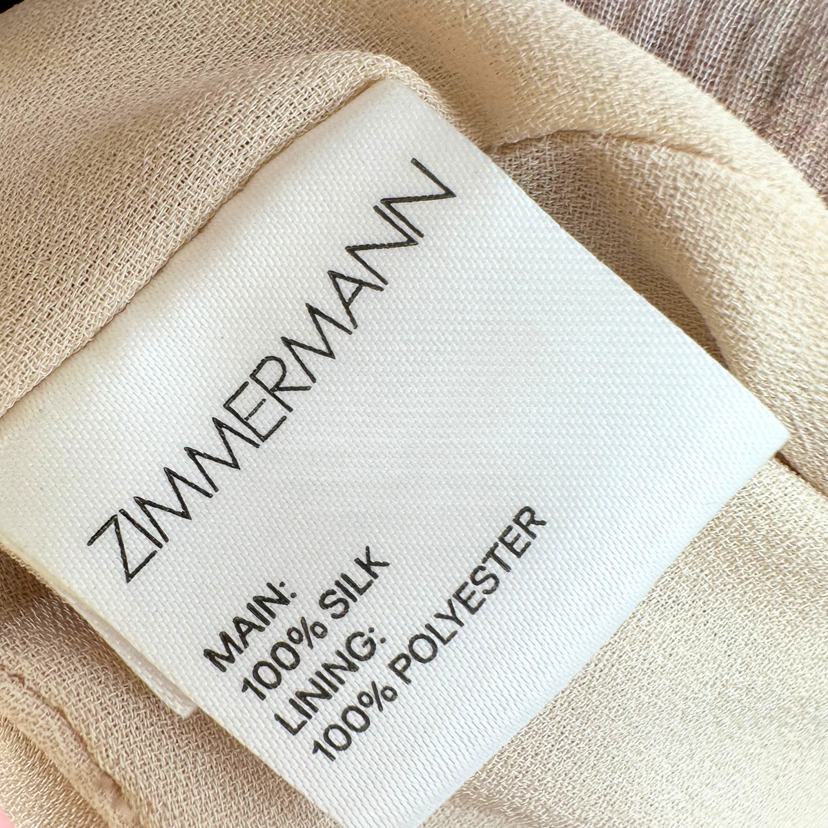 Zimmermann Tan Blouse