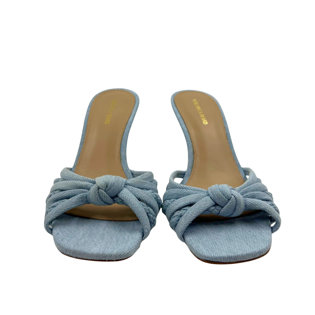 Veronica Beard 8 Light Blue Denim Heels