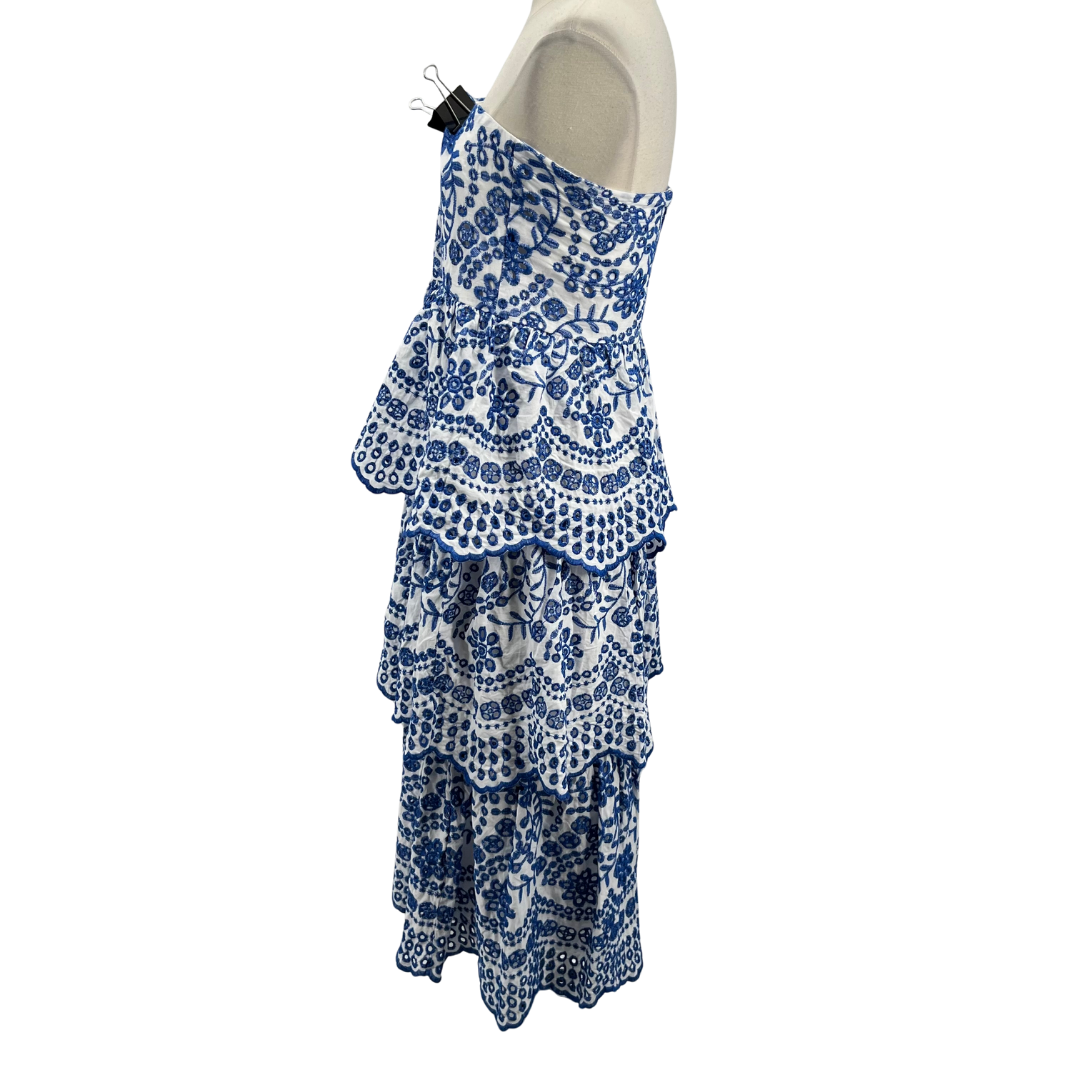 Altar'd State Blue/White Dress