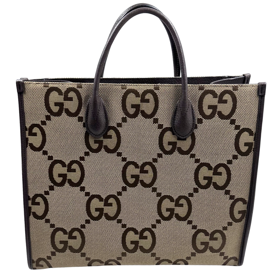 Gucci Jumbo GG Web Tote