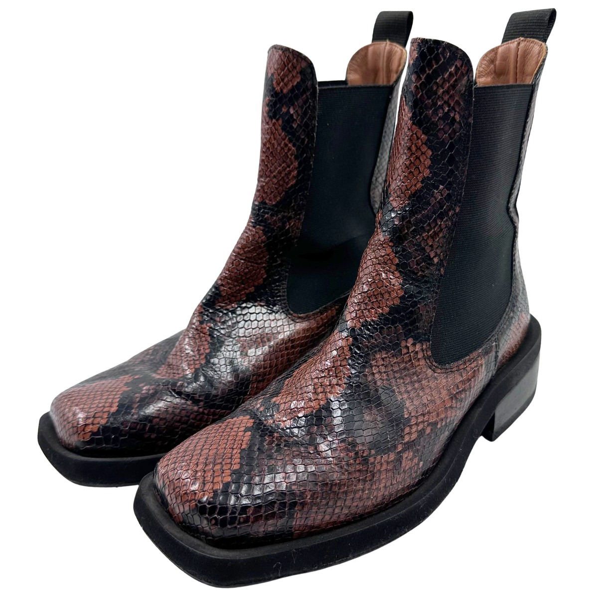 Ganni 8 Snake Boots