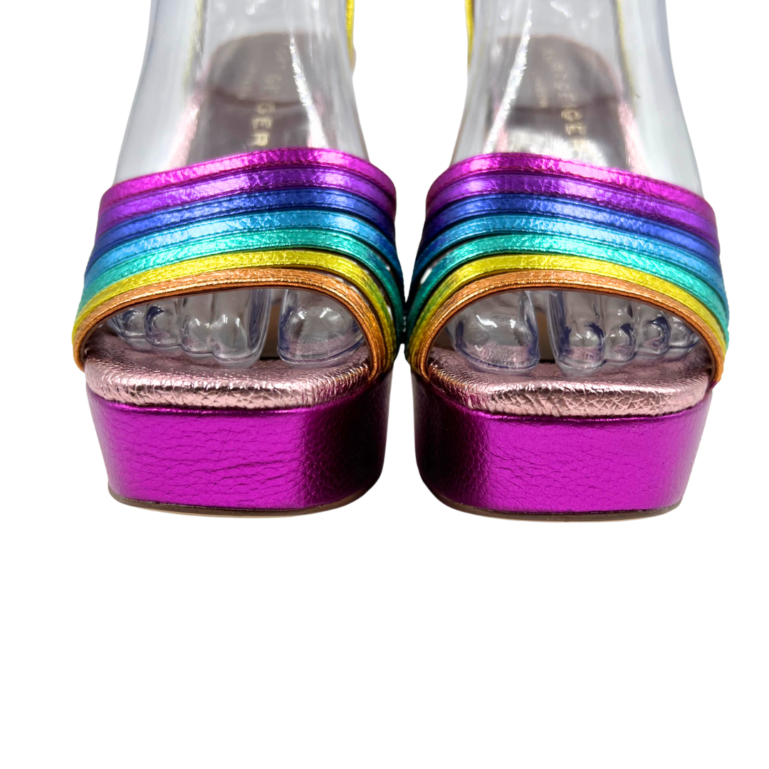 Kurt Geiger 7.5 Multi-Color Leather Heels