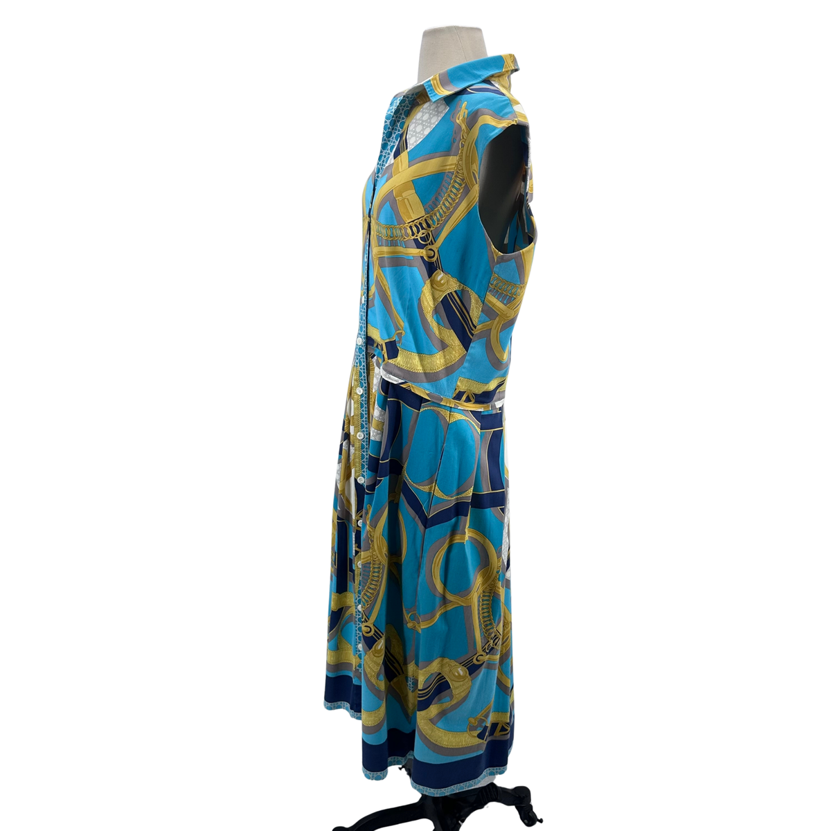 Samantha Sung Blue/Gold Dress