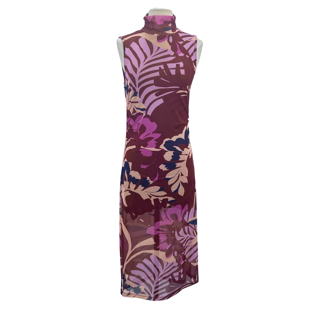 Sanctuary Brown Floral Maxi Dress