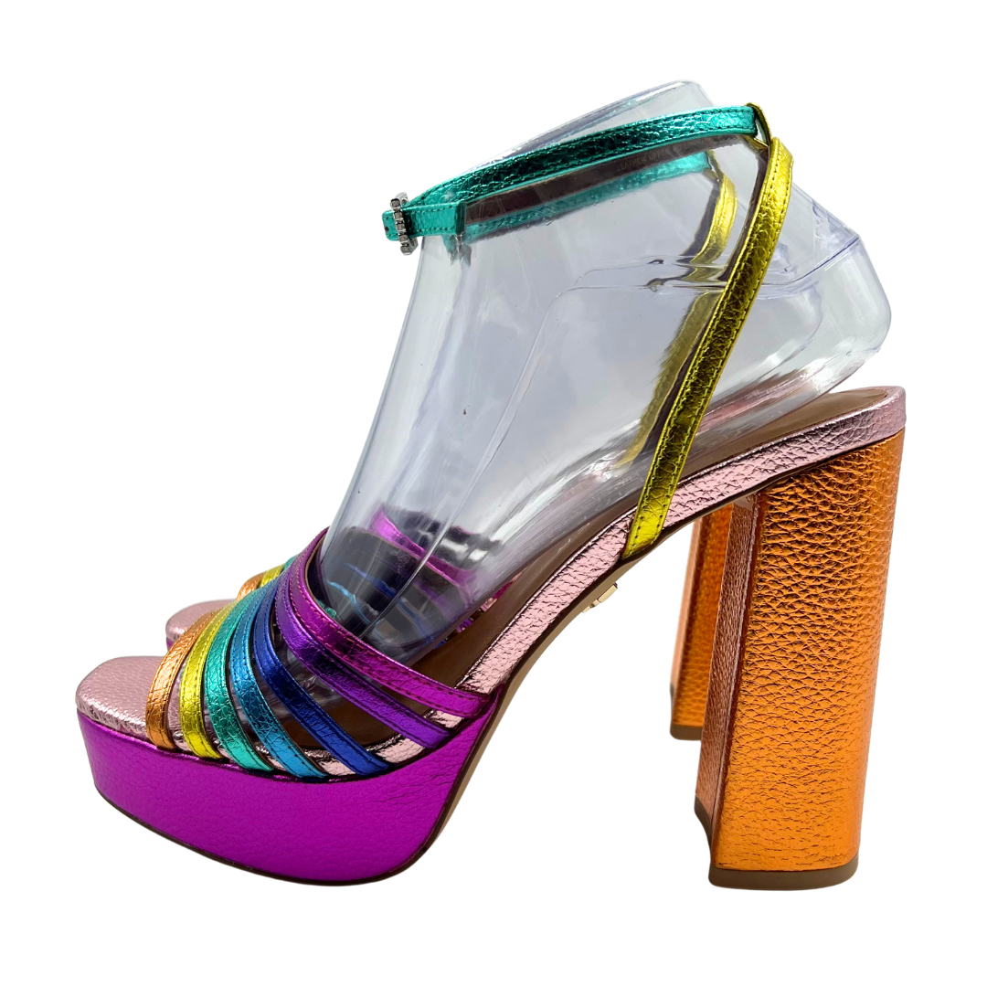 Kurt Geiger 7.5 Multi-Color Leather Heels