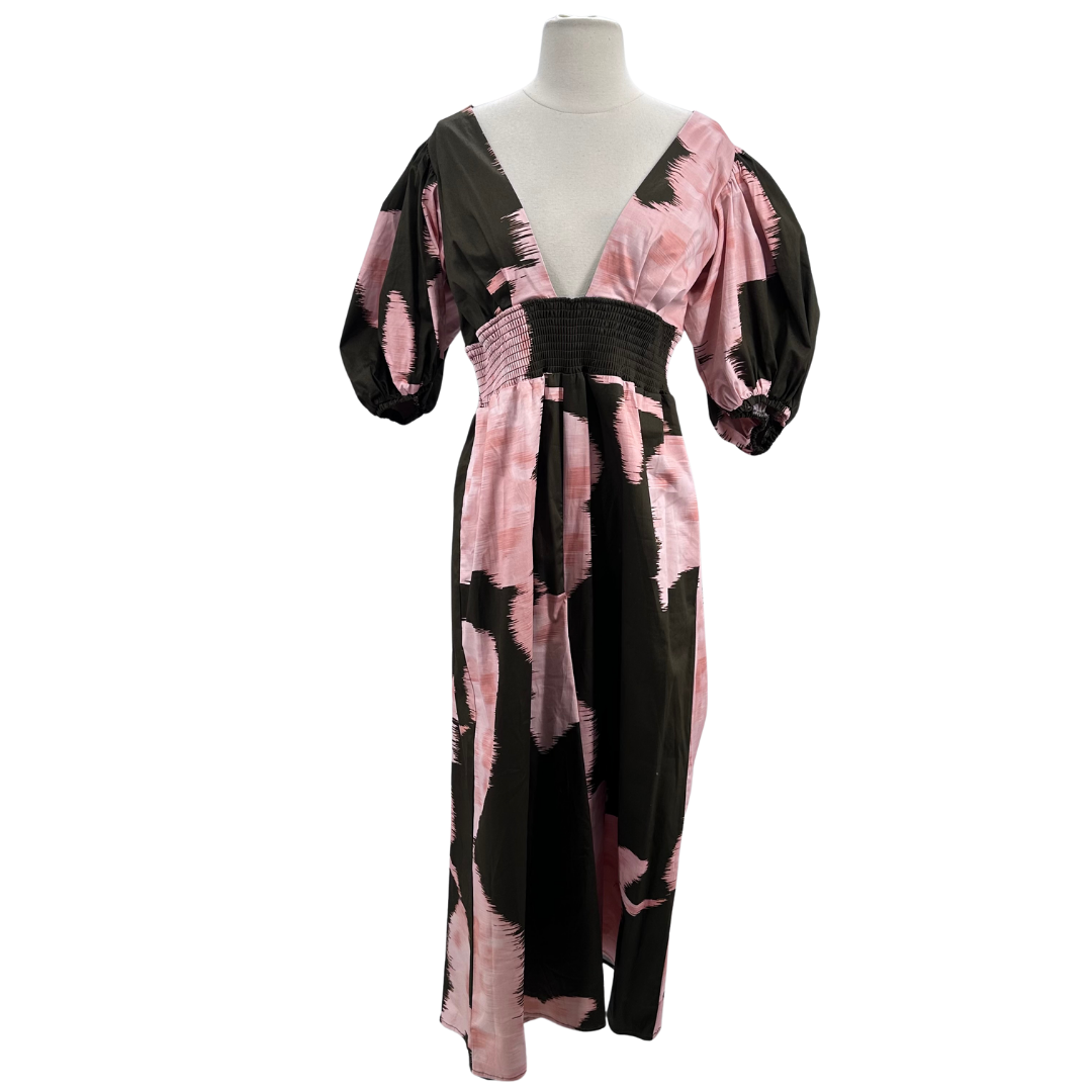 Hutch Brown/Pink Romper