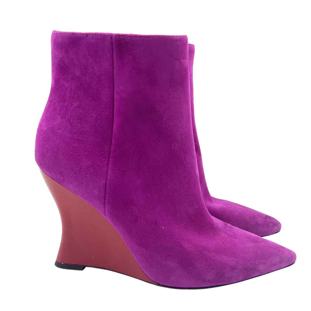 Tory Burch 10 Fuchsia Booties