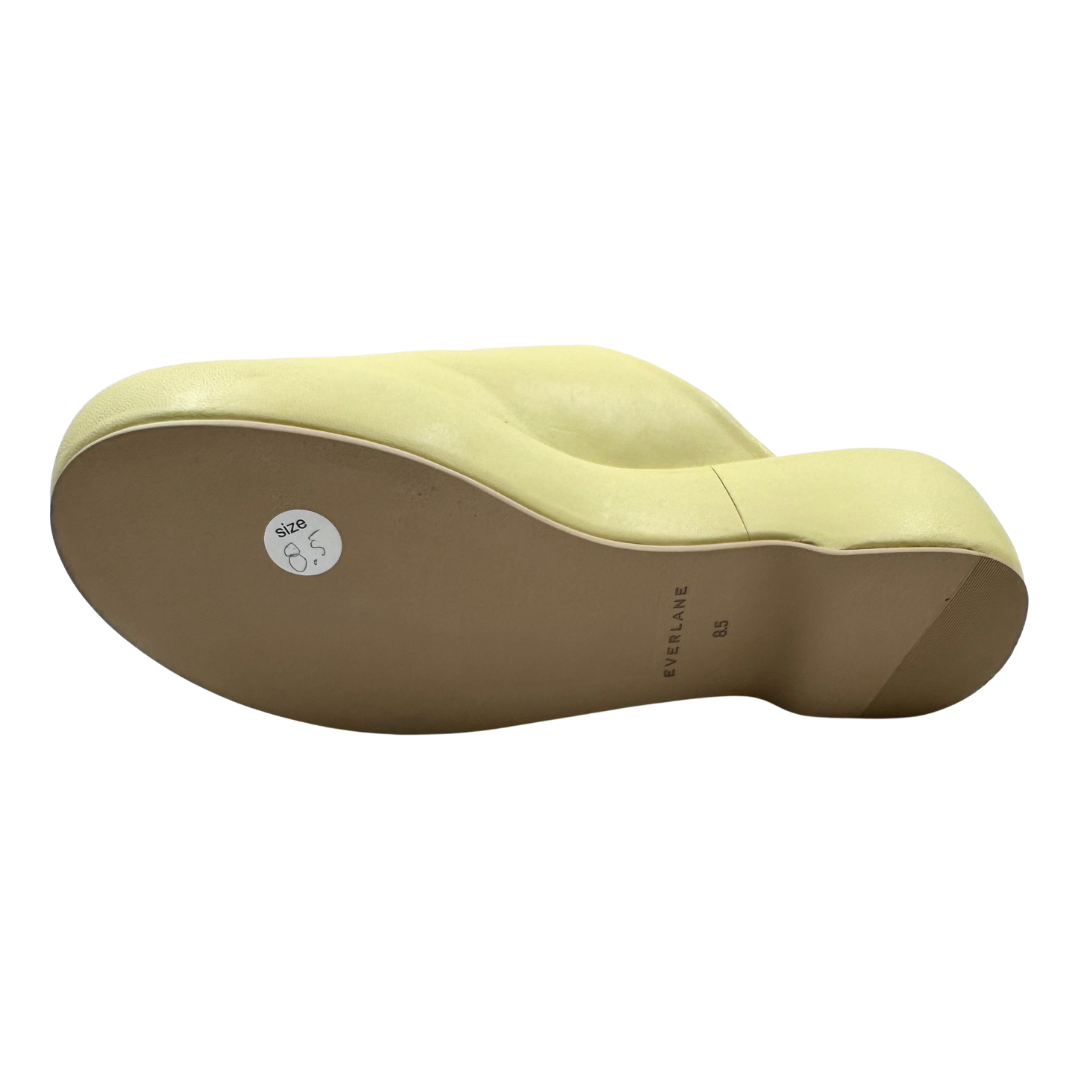 Everlane 8.5 Yellow Clogs