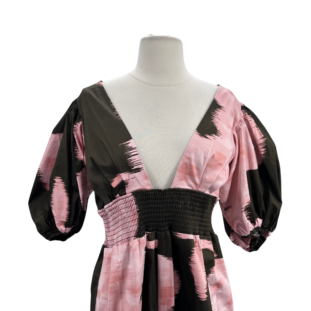 Hutch Brown/Pink Romper