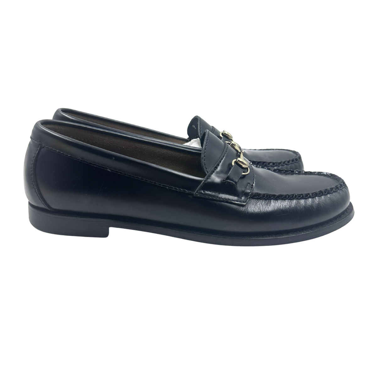 Brooks Brothers 9 Black Leather Loafers