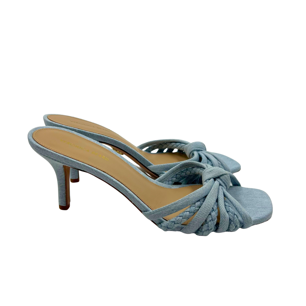 Veronica Beard 8 Light Blue Denim Heels