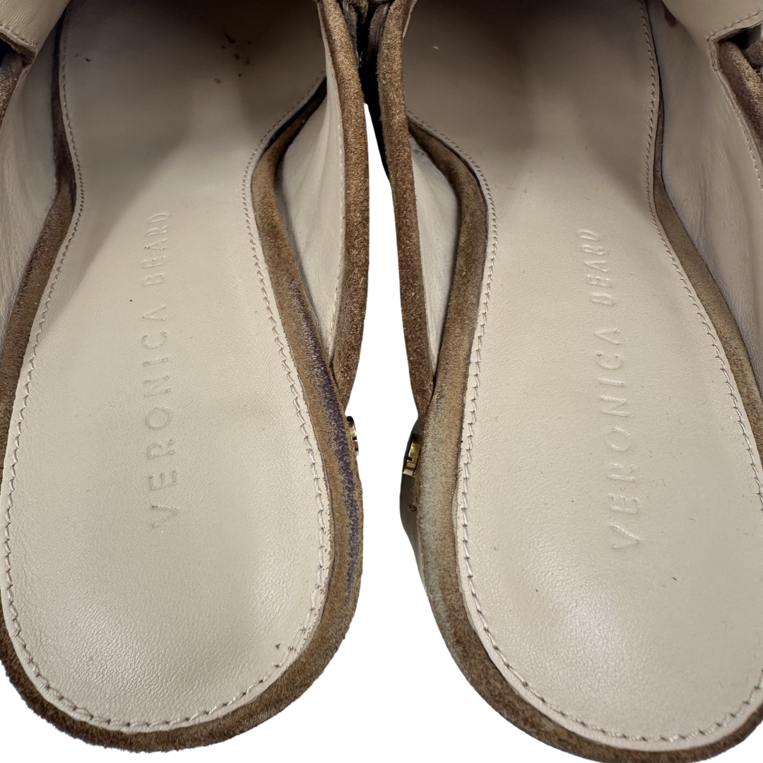 Veronica Beard 6.5 Brown Delia Clogs